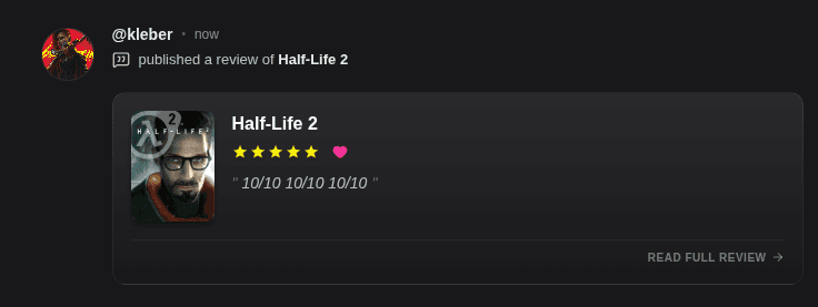 Interfaz del feed de la comunidad